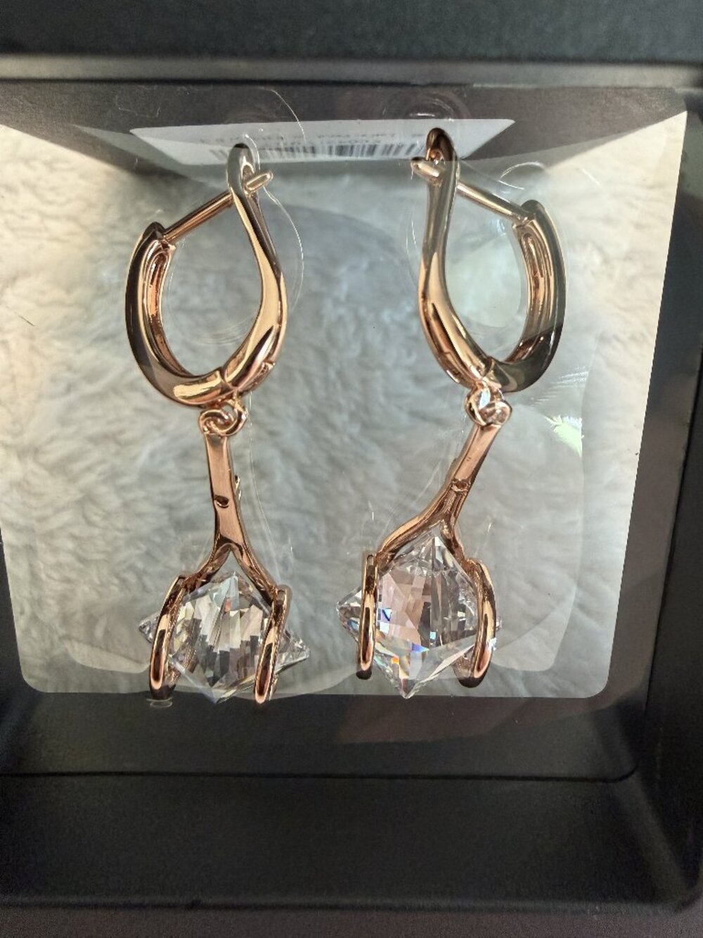 Gold Pendant Earrings